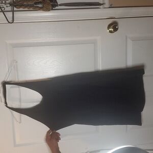 4/$18 Black halter top mini dress